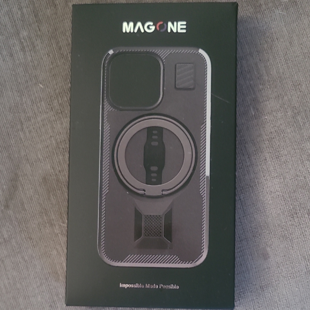 Sleek Black Geometric Phone Case
